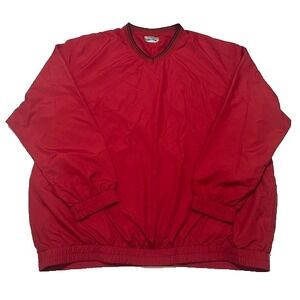 Pro Tour Men's Cool Play Golf Pullover Windbreaker Mesh Lined Hand Pockets - XXL